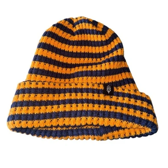 Cool down varsity Orange/Blue Beanie - Picture 4 of 5